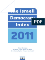 Israel Democracy Index 2011 (by Israel Democracy Institute)