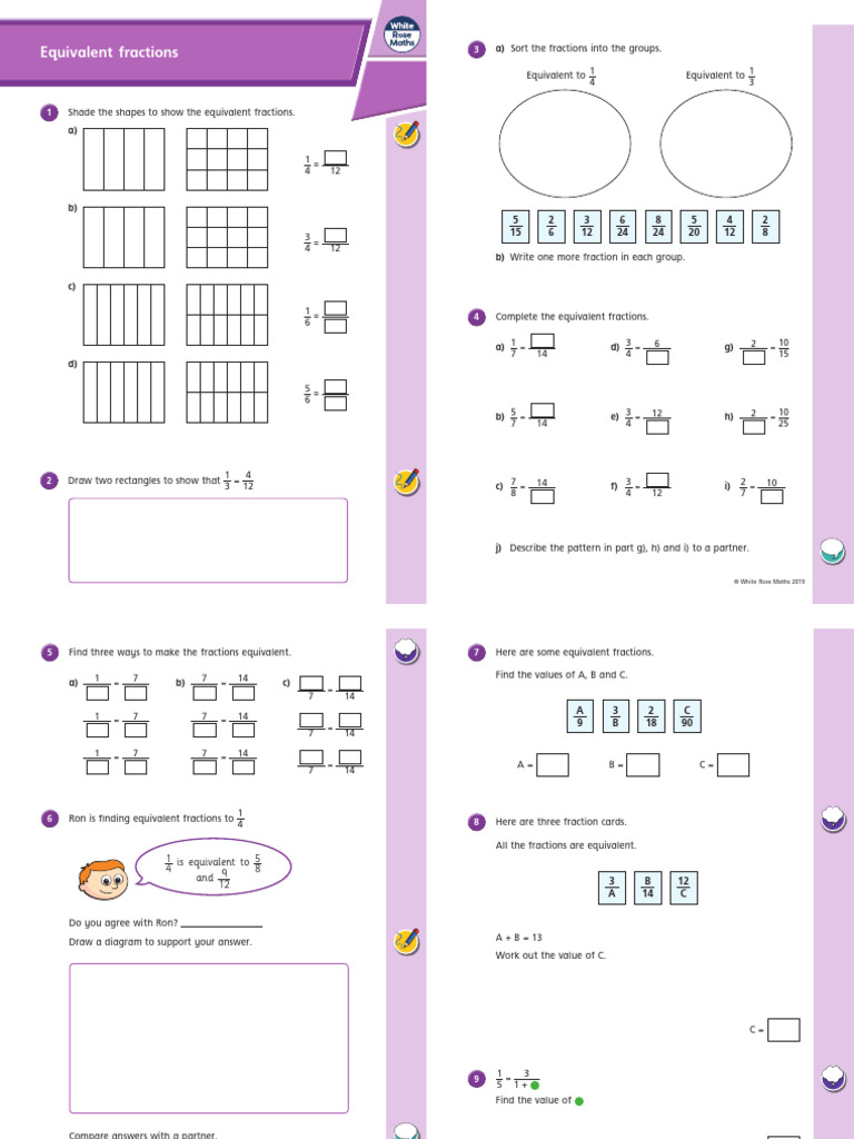 Understanding Equivalent Fractions | PDF | Mathematics