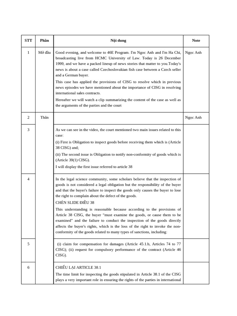 script thuyết trình | PDF | Justice | Crime & Violence