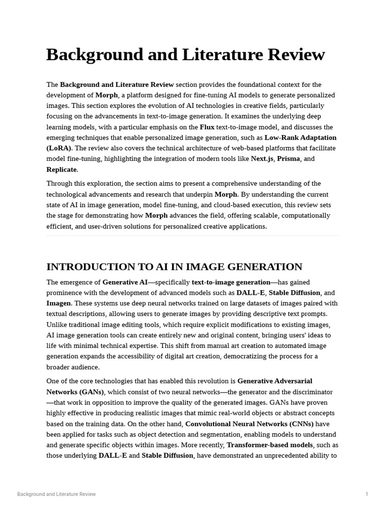 Background and Literature Review | PDF | Artificial Intelligence ...