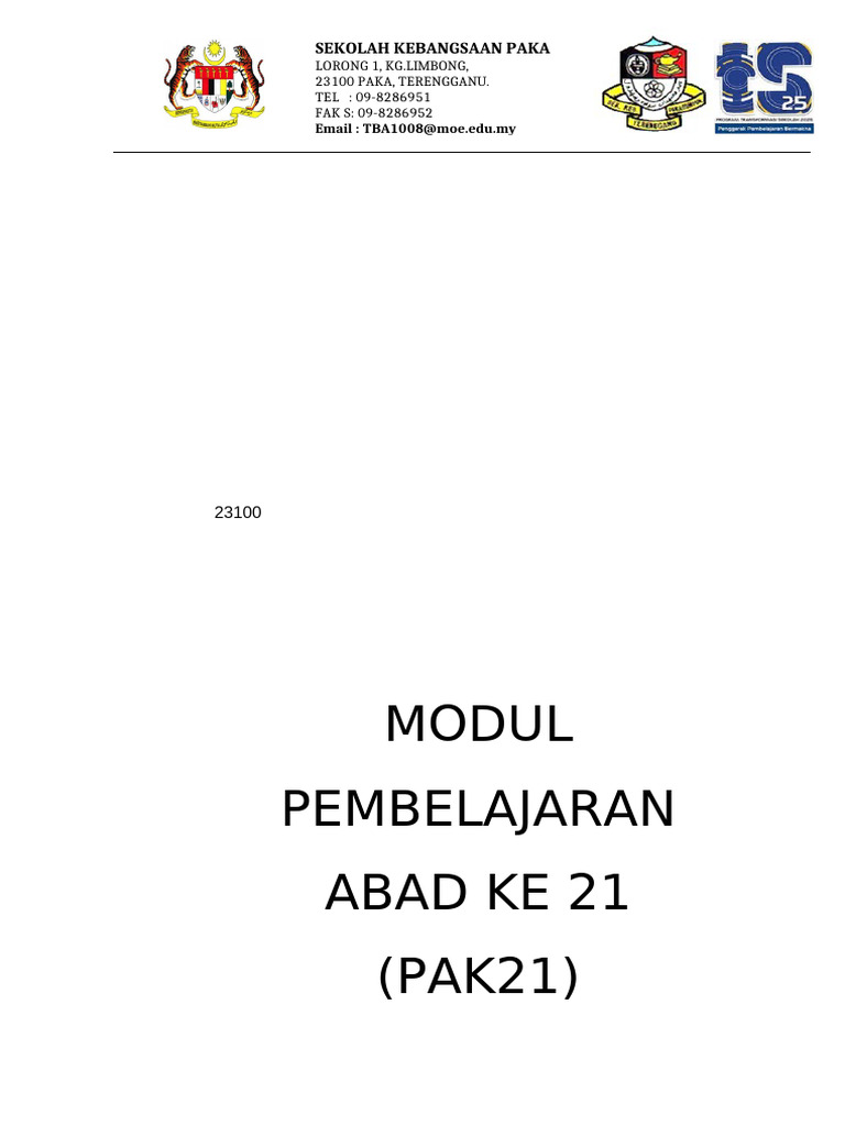 Cover Modul Pak21 | PDF