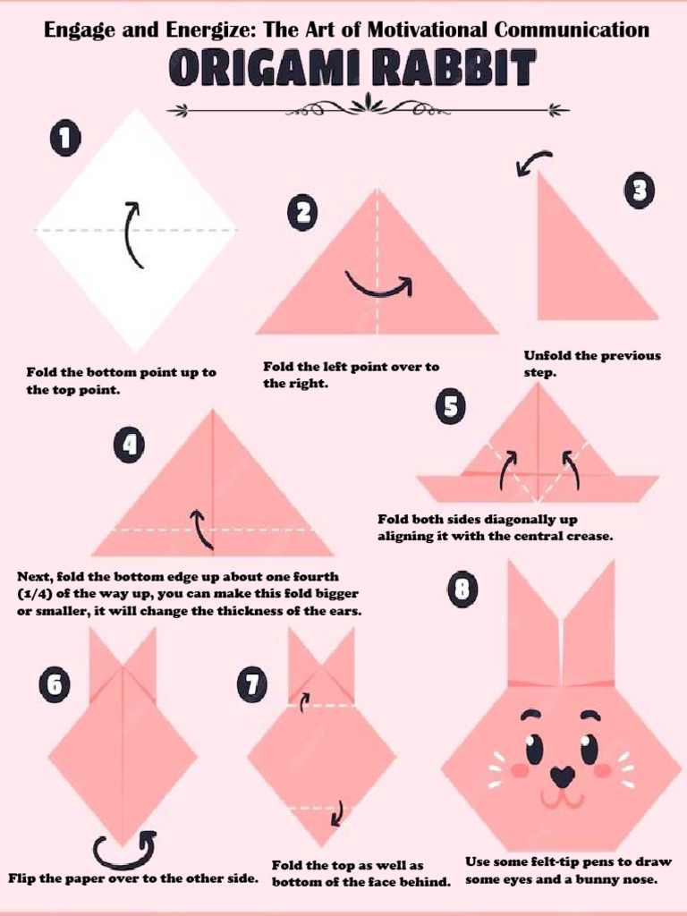 Origami Rabbit Folding Instructions | PDF