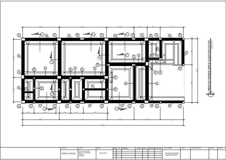 Base Plan -Pondasi | PDF