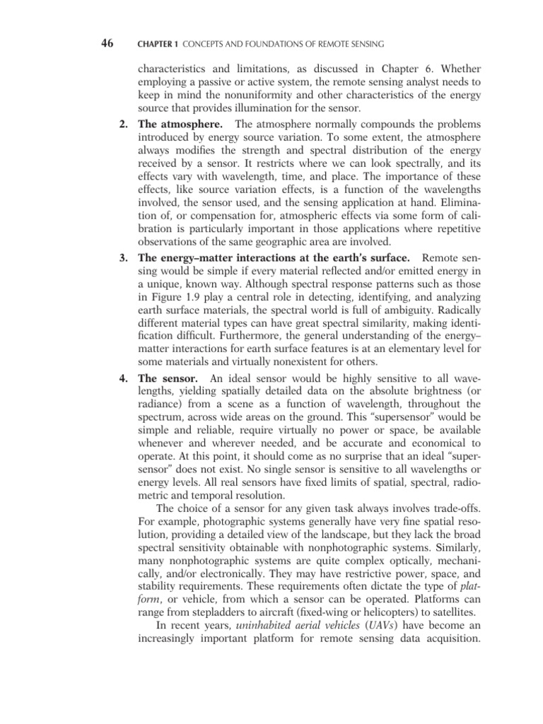 Remote Sensing: Systems and Challenges | PDF | Remote Sensing | Wavelength