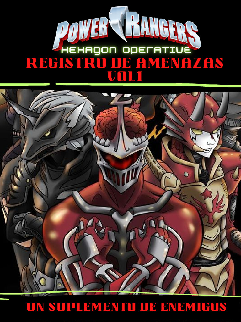 Registro de Enemigos para Power Rangers | PDF