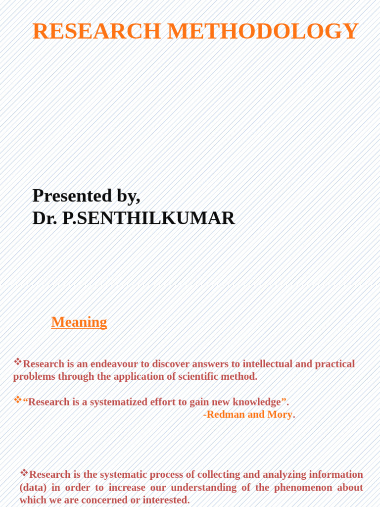Research Methodology Overview | PDF | Hypothesis | Methodology