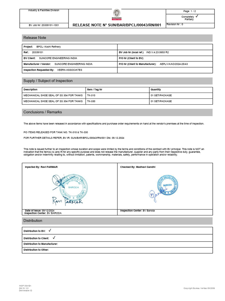 Bv-India-Inspection-Rn-V2-En - Suncore Engineering India - 2024 - 12 ...