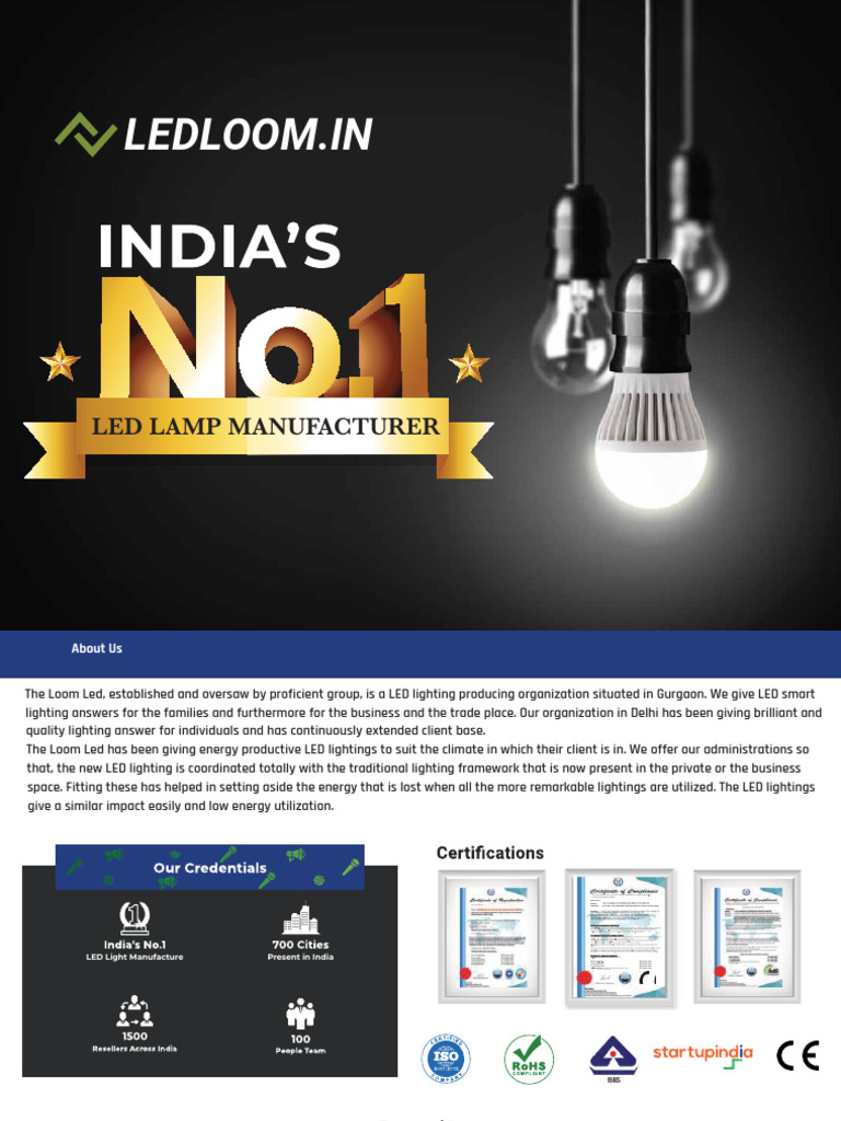 Loom LED Technology Overview | PDF | Light Emitting Diode | Lighting