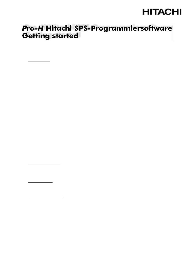 Pro-H Getting-Started de | PDF