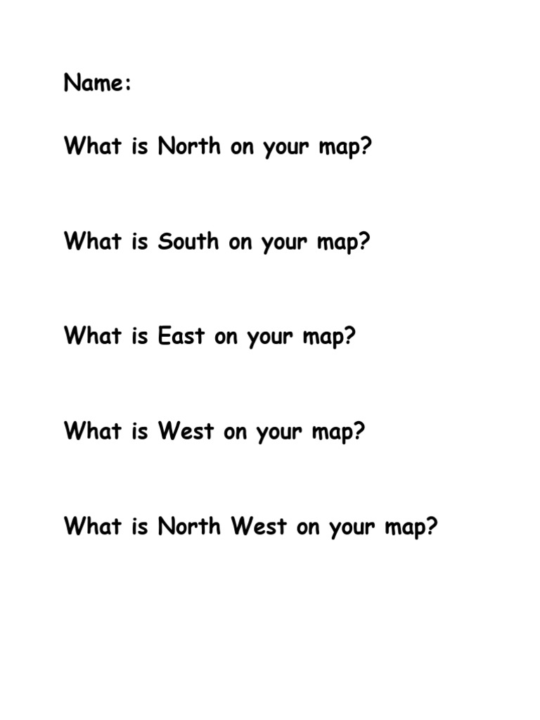 Understanding Map Directions | PDF