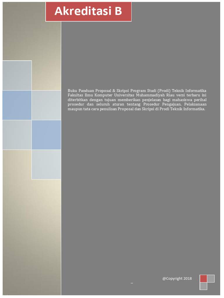 Panduan Penulisan Proposal & Skripsi Ti 2018 | PDF