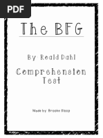 BFG Chapter Summaries Overview | PDF