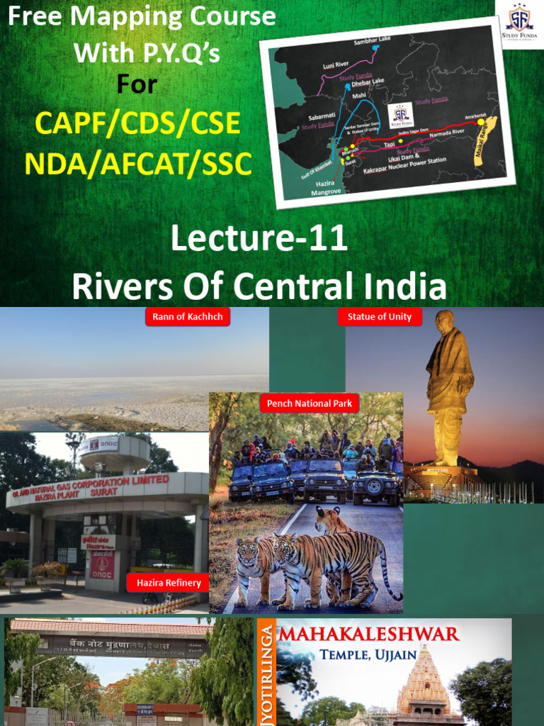 126.Lecture 3 Part 4 Rivers of Central India By @ImTgLoki | PDF | Earth ...