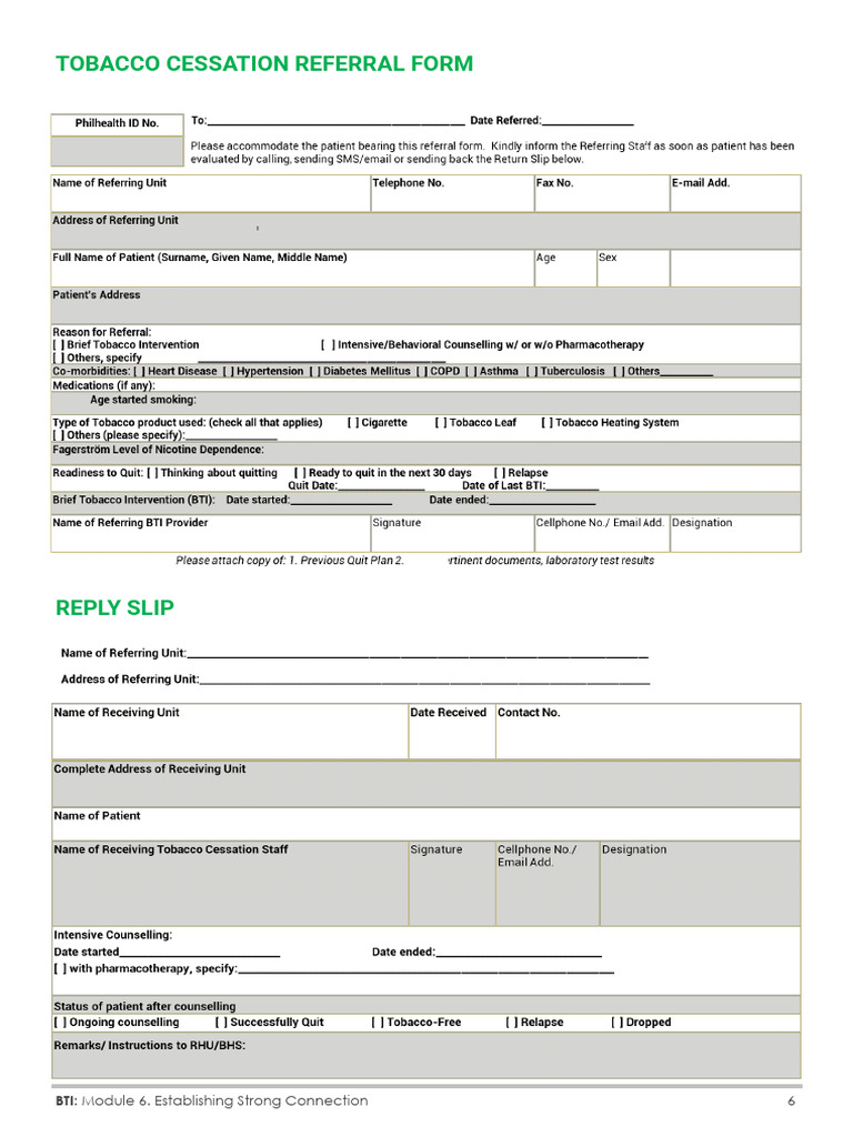 BTI Referral Form | PDF