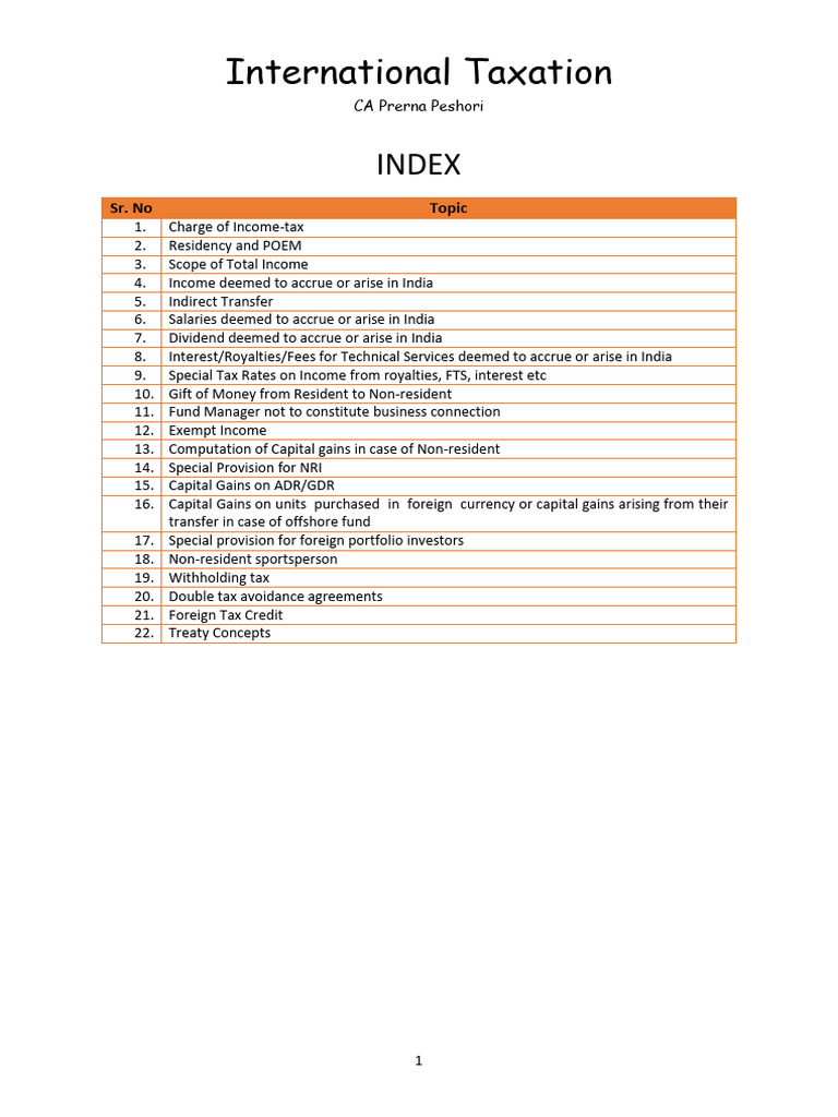 International Tax May 2021 Part 2 | PDF | International Taxation ...