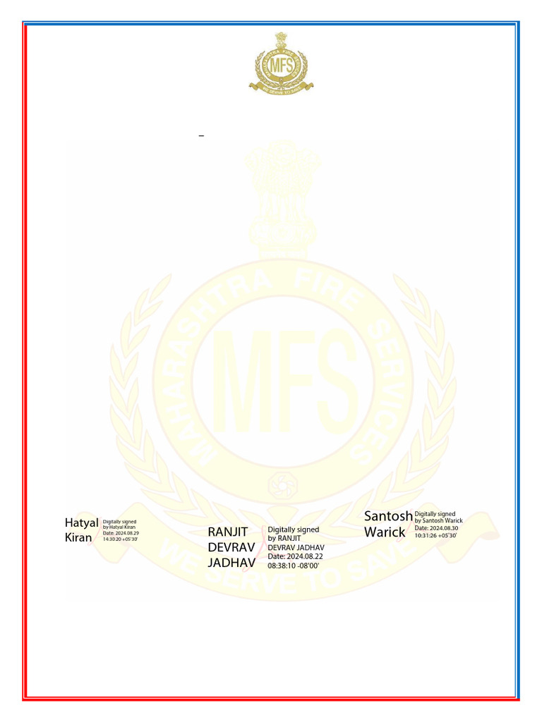 Maharashtra Fire Service License Renewal | PDF | Justice | Crime & Violence