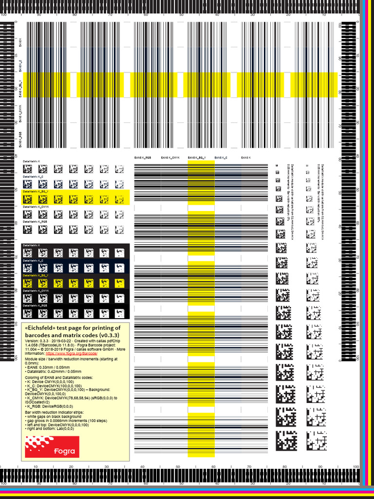 Barcode and DataMatrix Specifications | PDF | Barcode | Computing
