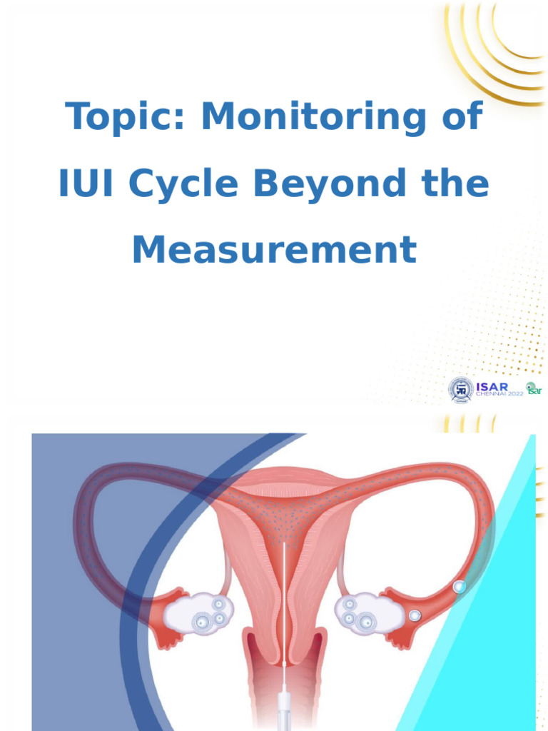Monitoring of IUI Cycle Beyond The Measurement | PDF | Infertility ...
