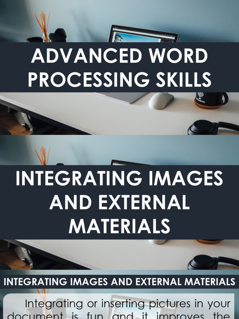 4. Advanced Word Processing Skills | PDF | Image | Computing
