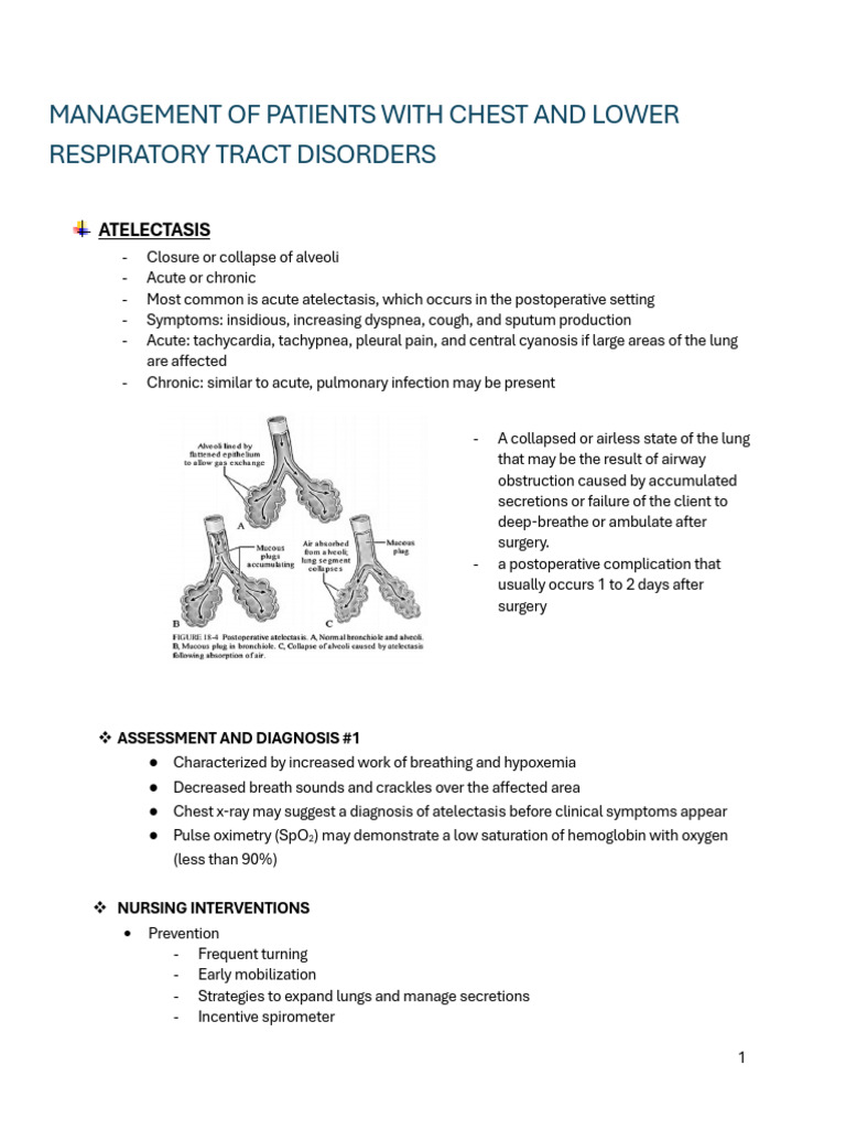 week 3 | PDF | Respiratory Diseases | Chronic Obstructive Pulmonary Disease