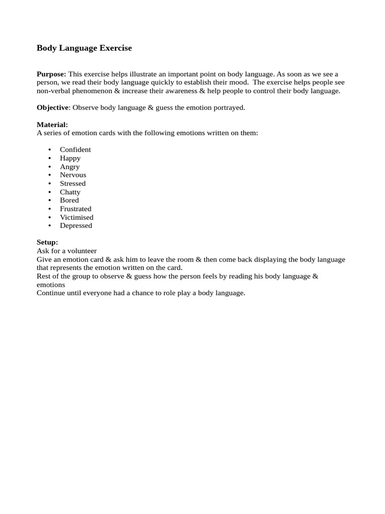Verbal & Nonverbal Communication | PDF