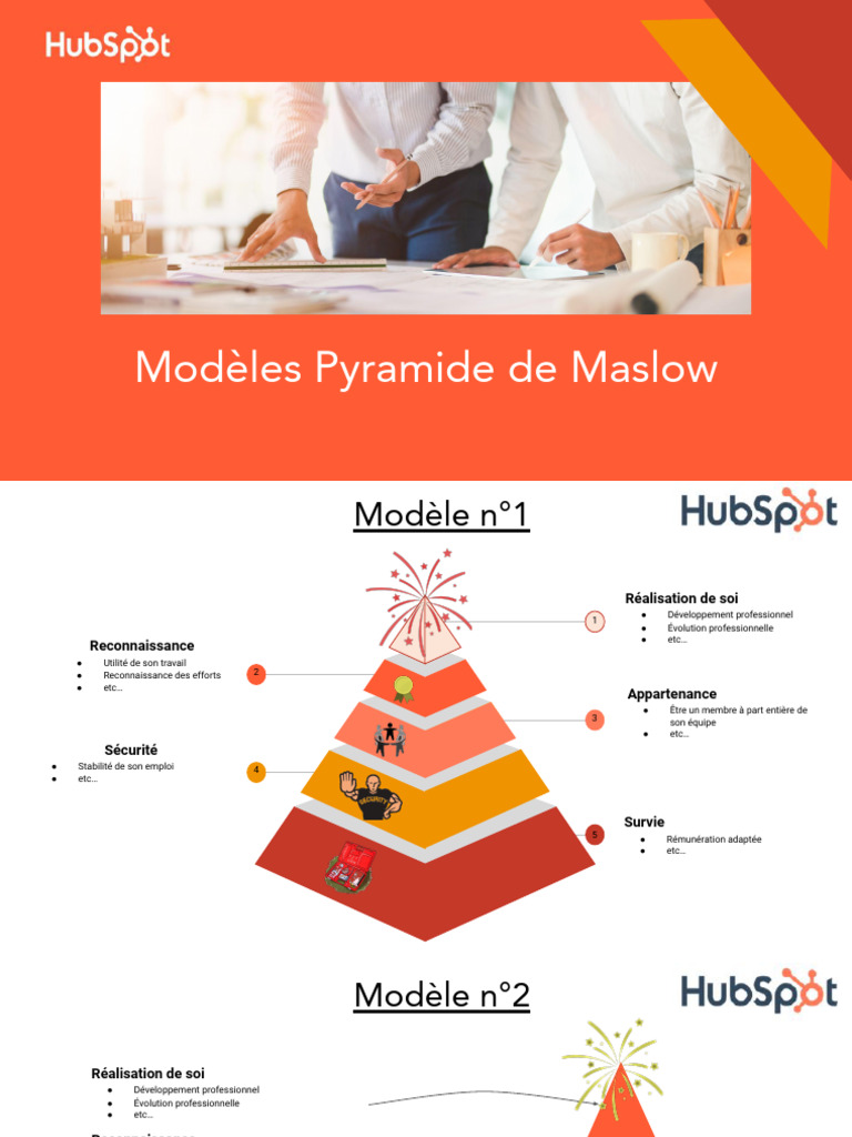 Modèles de la pyramide de Maslow | PDF