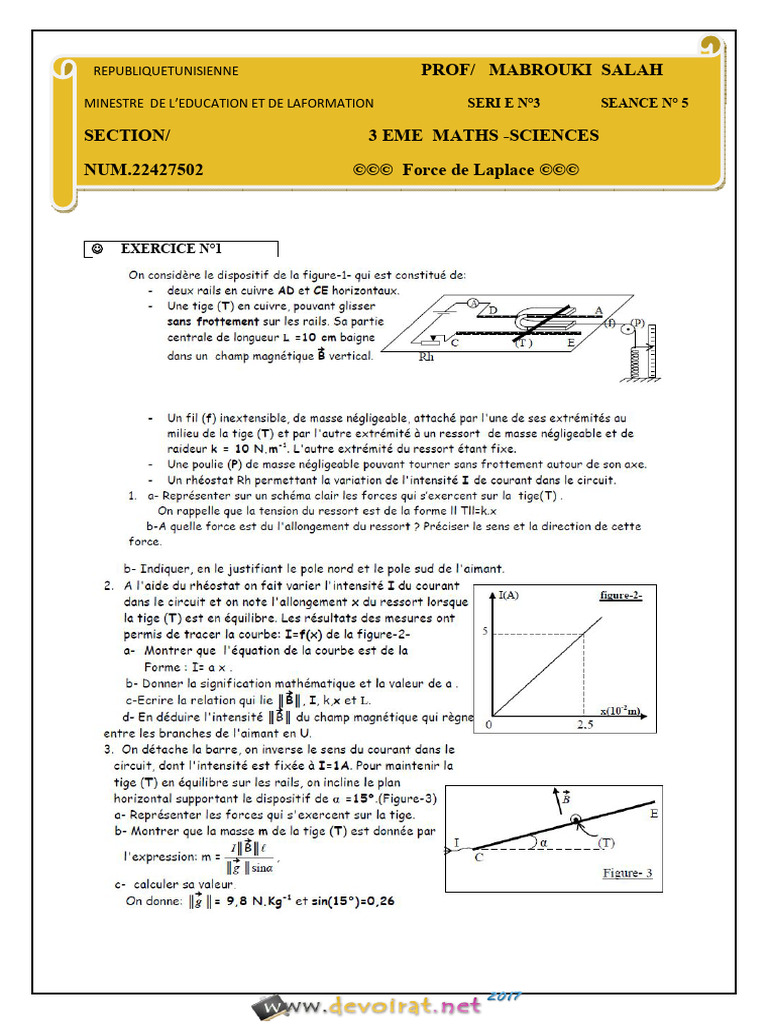 Math and Science Exercises for 3rd Year | PDF