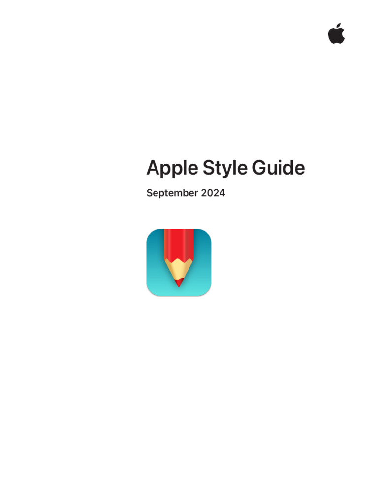 Apple Style Guide | PDF | I Cloud | Application Software