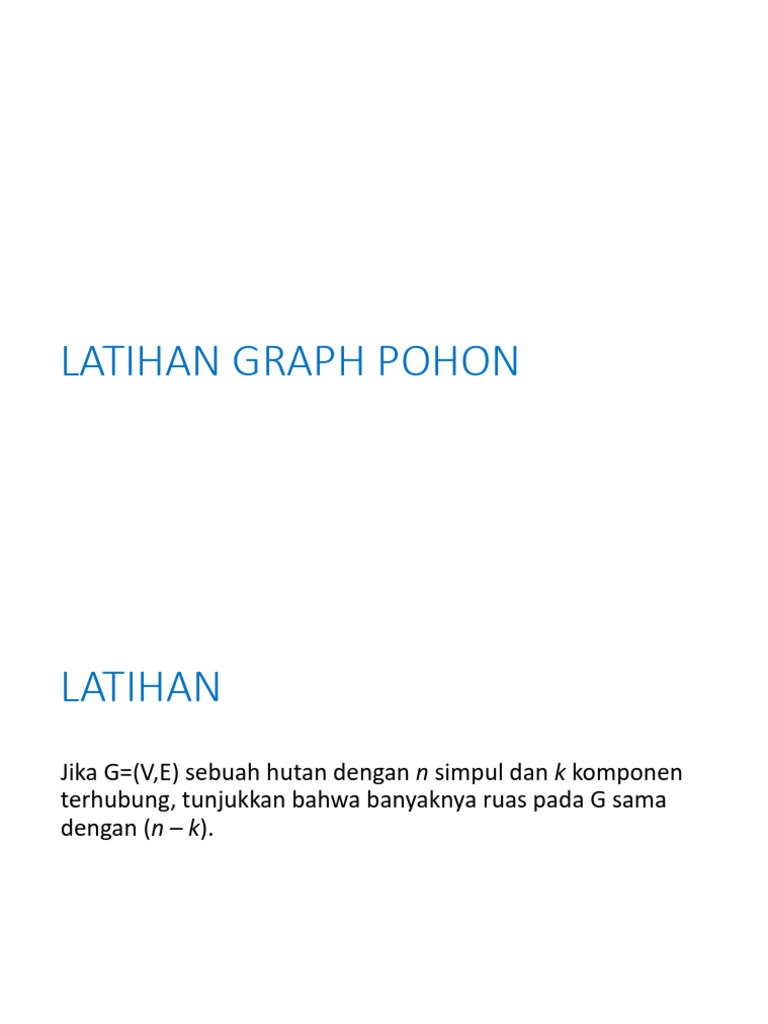 LATIHAN GRAPH POHON | PDF