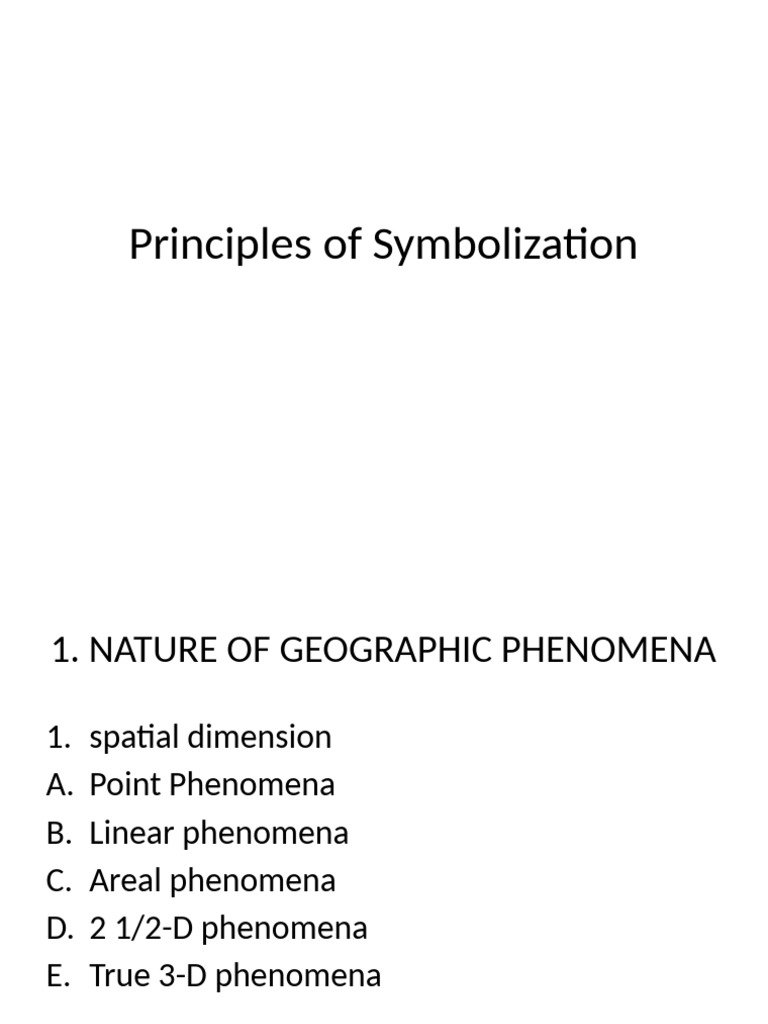 Principles of Symbolization | PDF