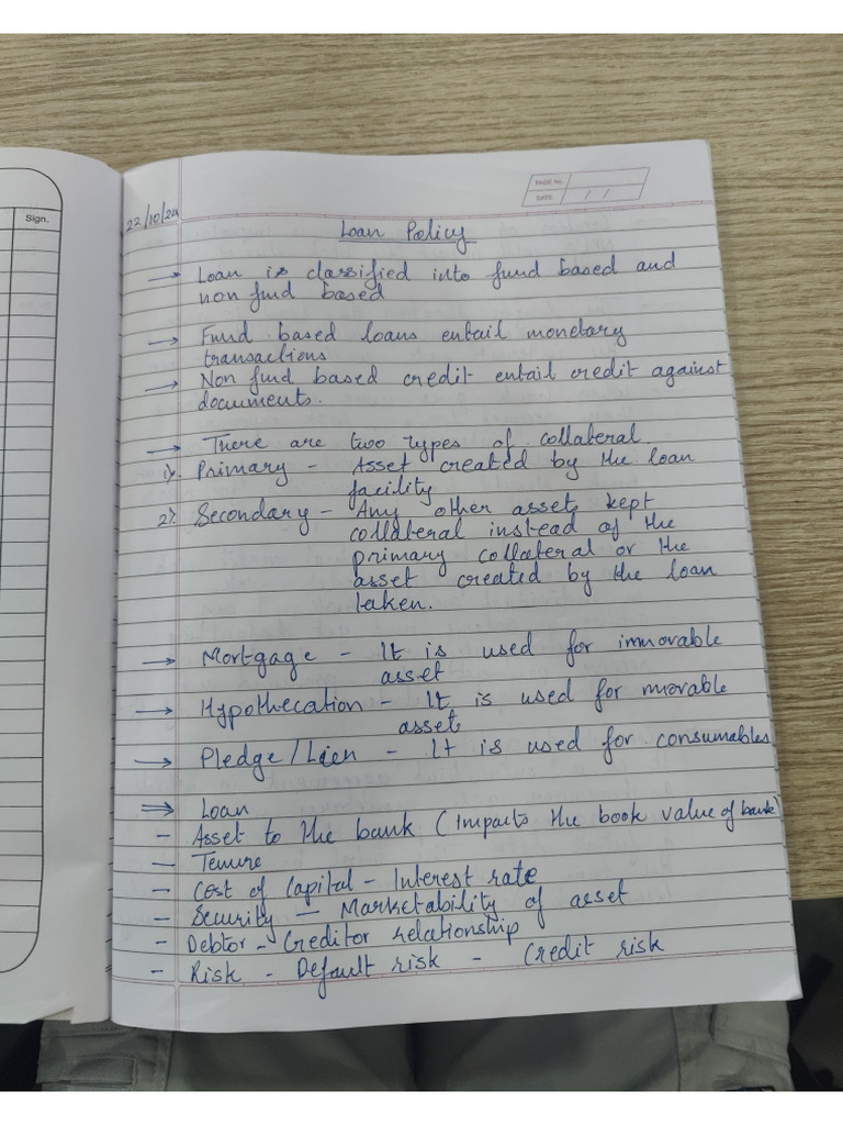 Credit Management Notes Pdf