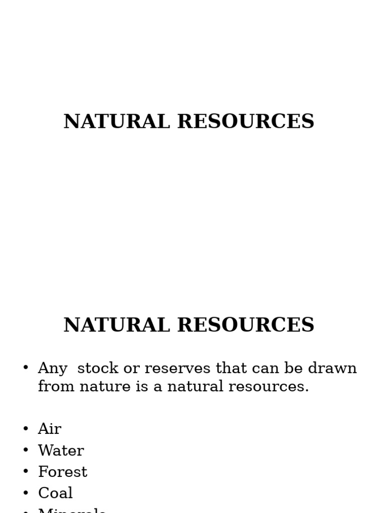 04 NATURAL RESOURCES - PPTX Revised Kanchan | PDF | Soil | Tropical ...