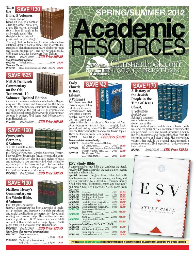 Cbd Catalog New Testament Bible - 