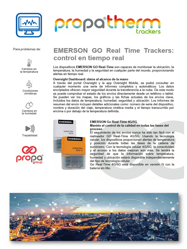 Dispositivos Propatherm Trackers Go Real Time 5598 | PDF | 4 G ...