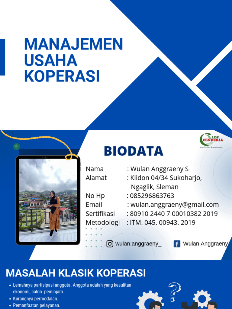 Manajemen Usaha Koperasi Pdf