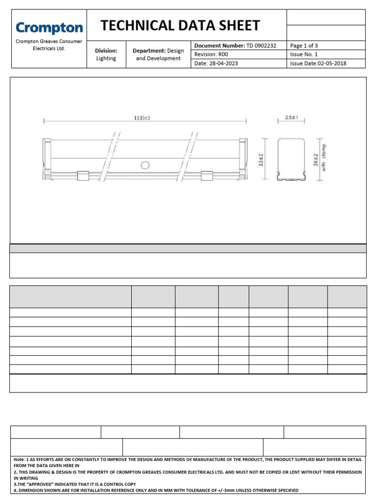36W Recessed LED Tile Specification | PDF | Lighting | Engineering ...