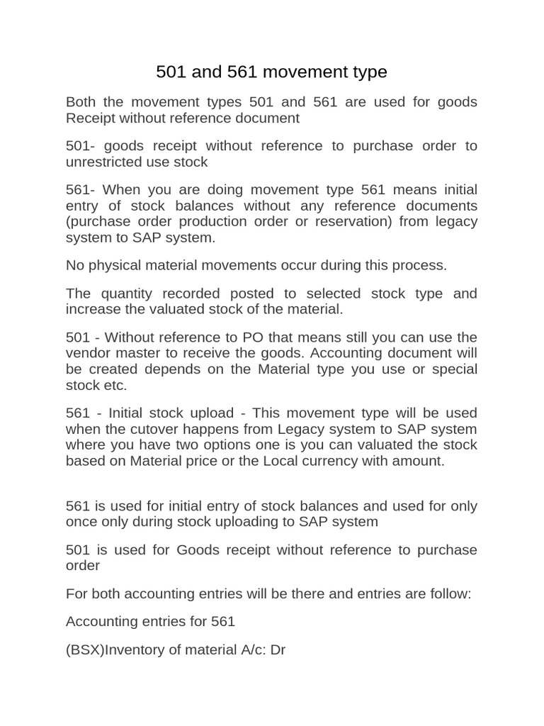 Mvt Type 501 561 Pdf