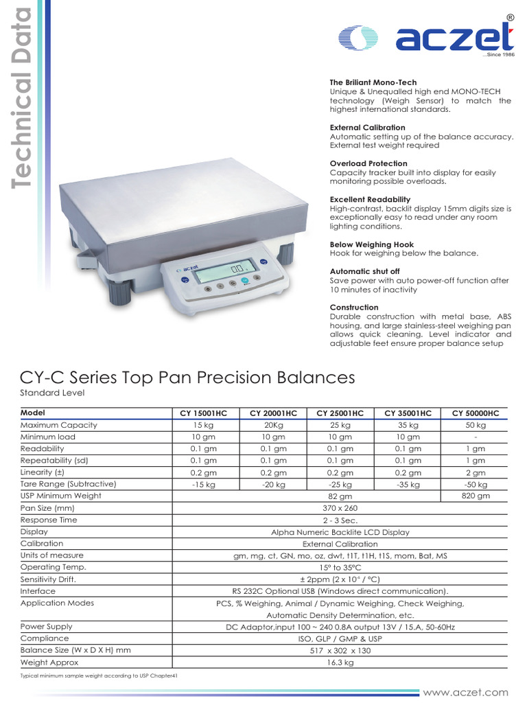 Industrial Precision Balance - Internal | PDF | Power Supply | Weighing ...