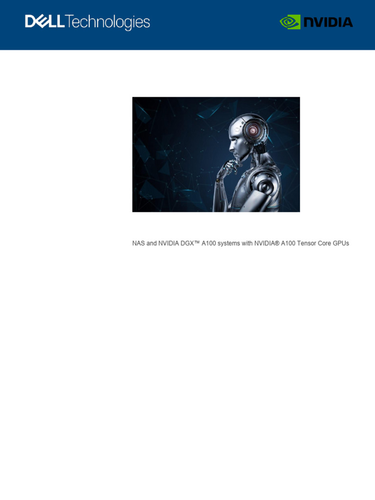 (R) Dell EMC PowerScale and NVIDIA DGX A100 Systems For Deep Learning ...