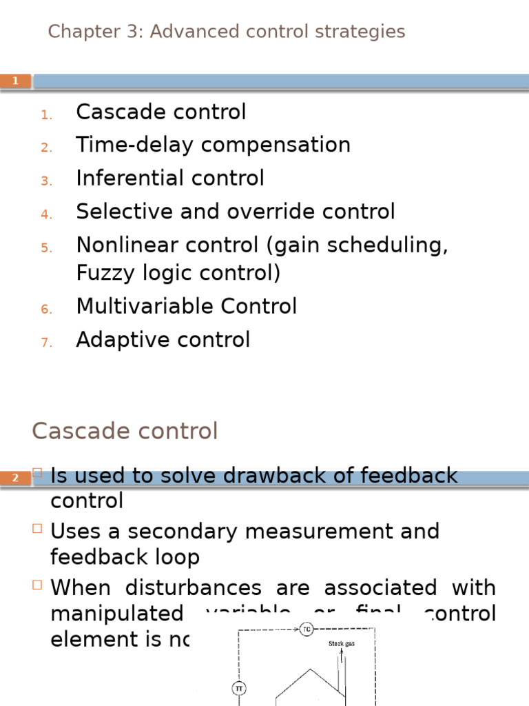 Advanced Control Strategies Overview | PDF | Control Theory | Applied ...