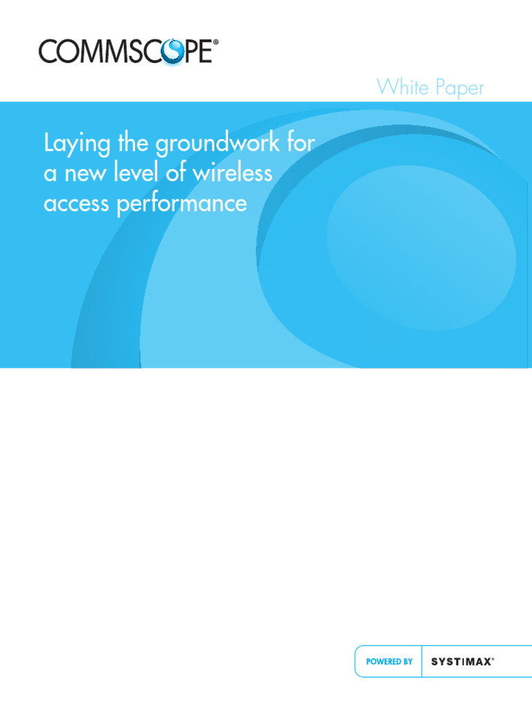 Wireless Access Performance-CommScope | PDF | Ieee 802.11 | Wi Fi