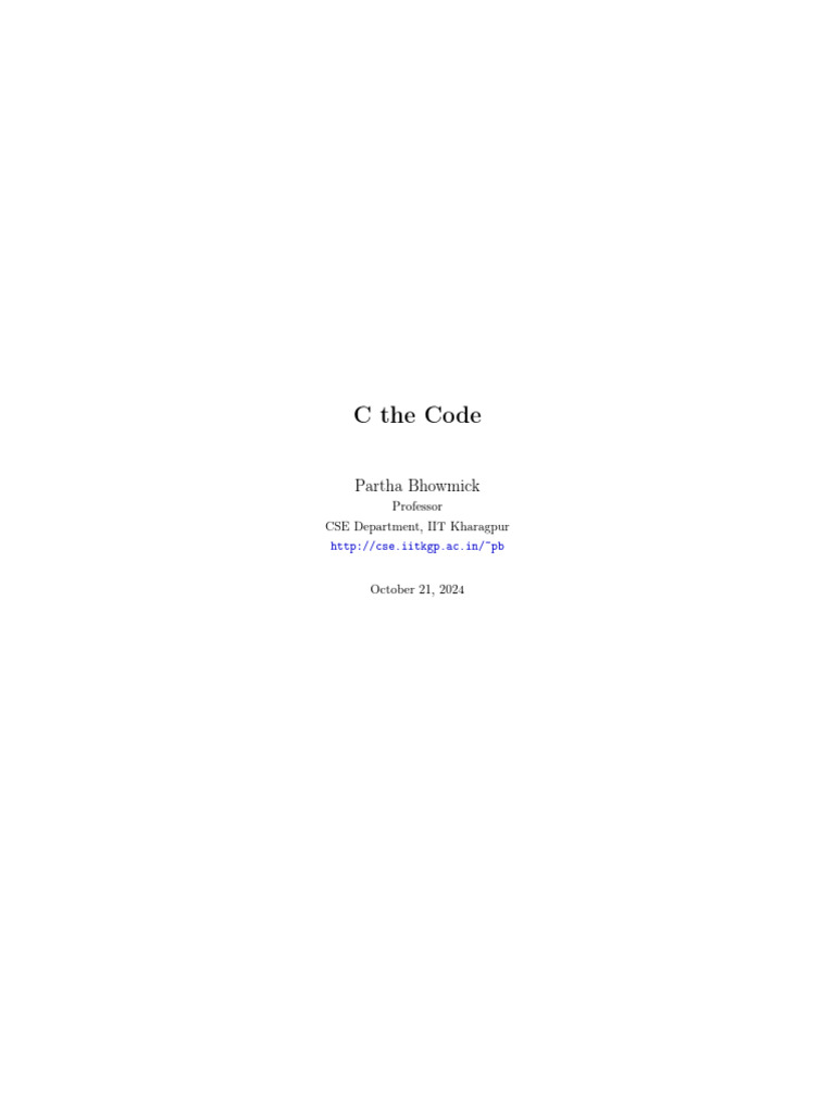 C Programming Fundamentals Guide | PDF | Data Type | Integer (Computer ...