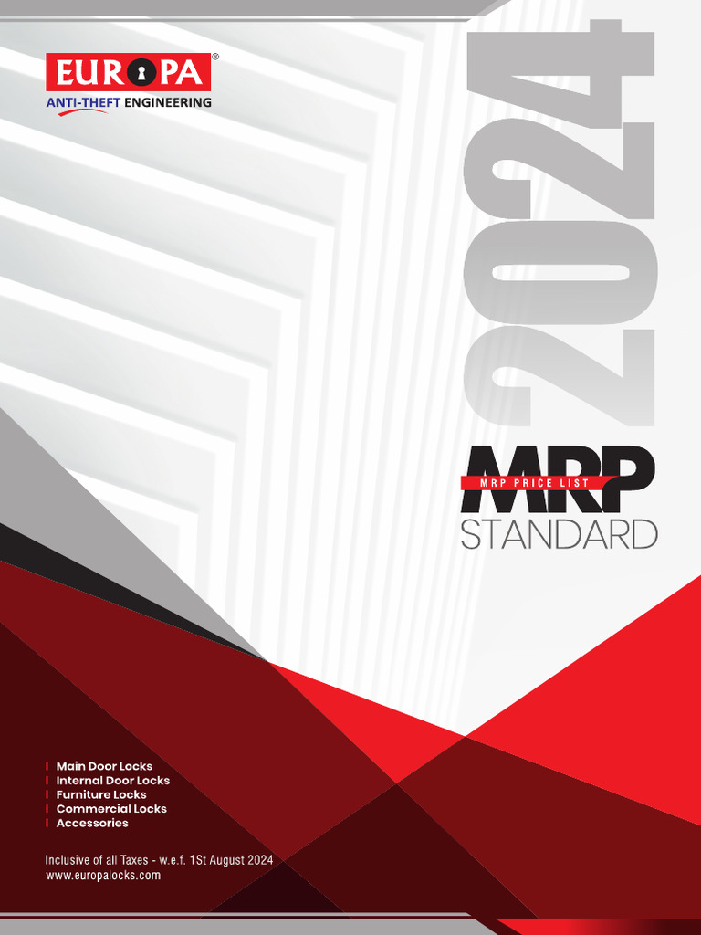 Price List - Standard Series | PDF