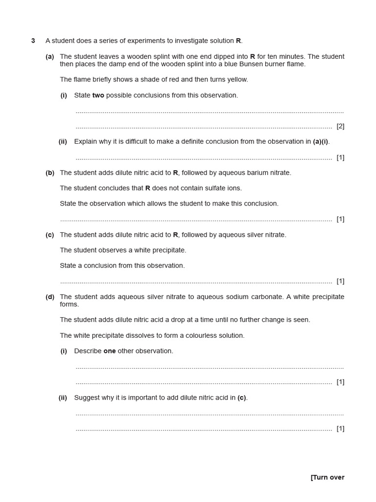 Unlocked-O2. PAPER-4. CHEMISTRY-1 BY SALEH | PDF | Physical Chemistry ...