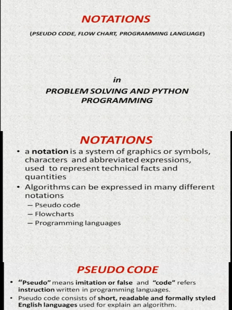Notations | PDF