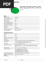 XVB Indicator Bank Specifications | PDF | Components | Power (Physics)