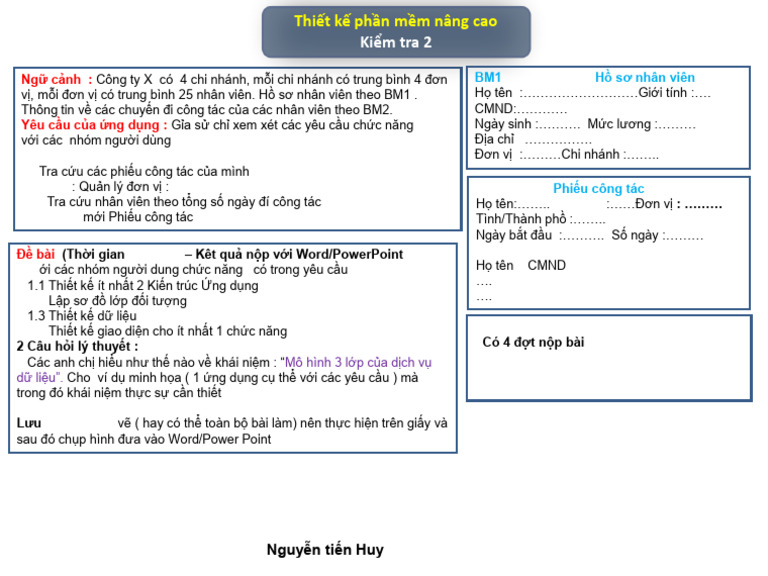 TKPMNC Kiem Tra 2 | PDF