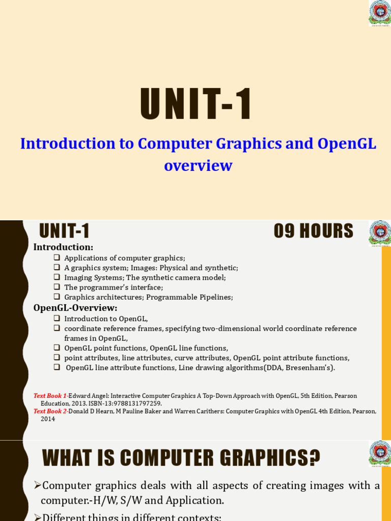 Introduction to Computer Graphics & OpenGL | PDF | Shader | Computer ...