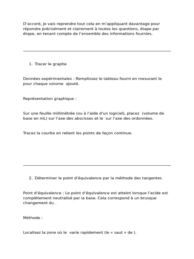 Dosage acide éthanoïque et NaOH | PDF | Acide | Hydroxyde de sodium