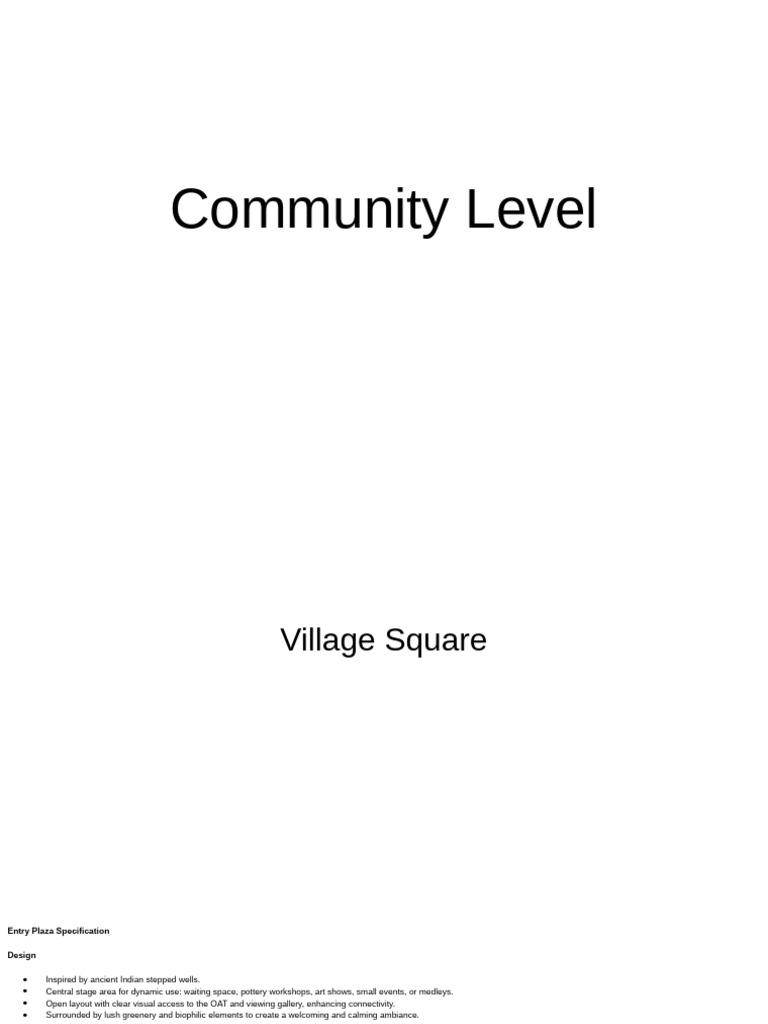 Community Gathering Spaces Design Guide | PDF | Solar Energy | Natural ...